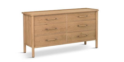 European Farmhouse 6 Drawer Dresser
