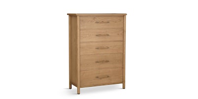 European Farmhouse 5 Drawer Chest