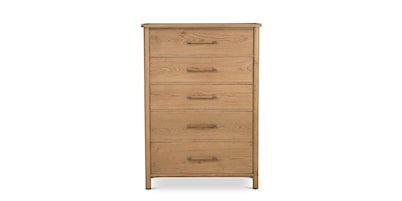 European Farmhouse 5 Drawer Chest