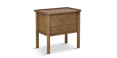 European Farmhouse 2 Drawer Bedside Table