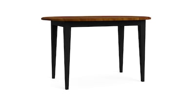 HideAway Solid Maple Oval Extendable Counter Dining Table