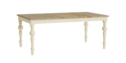 HideAway Solid Maple Rectangle Extendable Dining Table