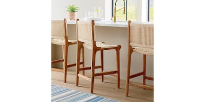 Sandbridge Woven Counter Stool