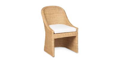 Catalina Woven Slope Arm Dining Chair