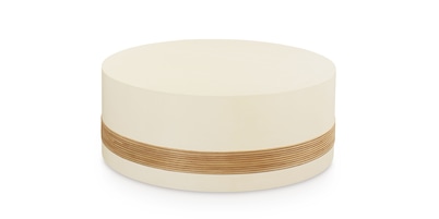 Newbury Round Cocktail Table with Casters
