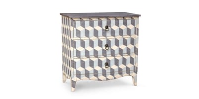 Emma 3 Drawer Painted Accent Chest